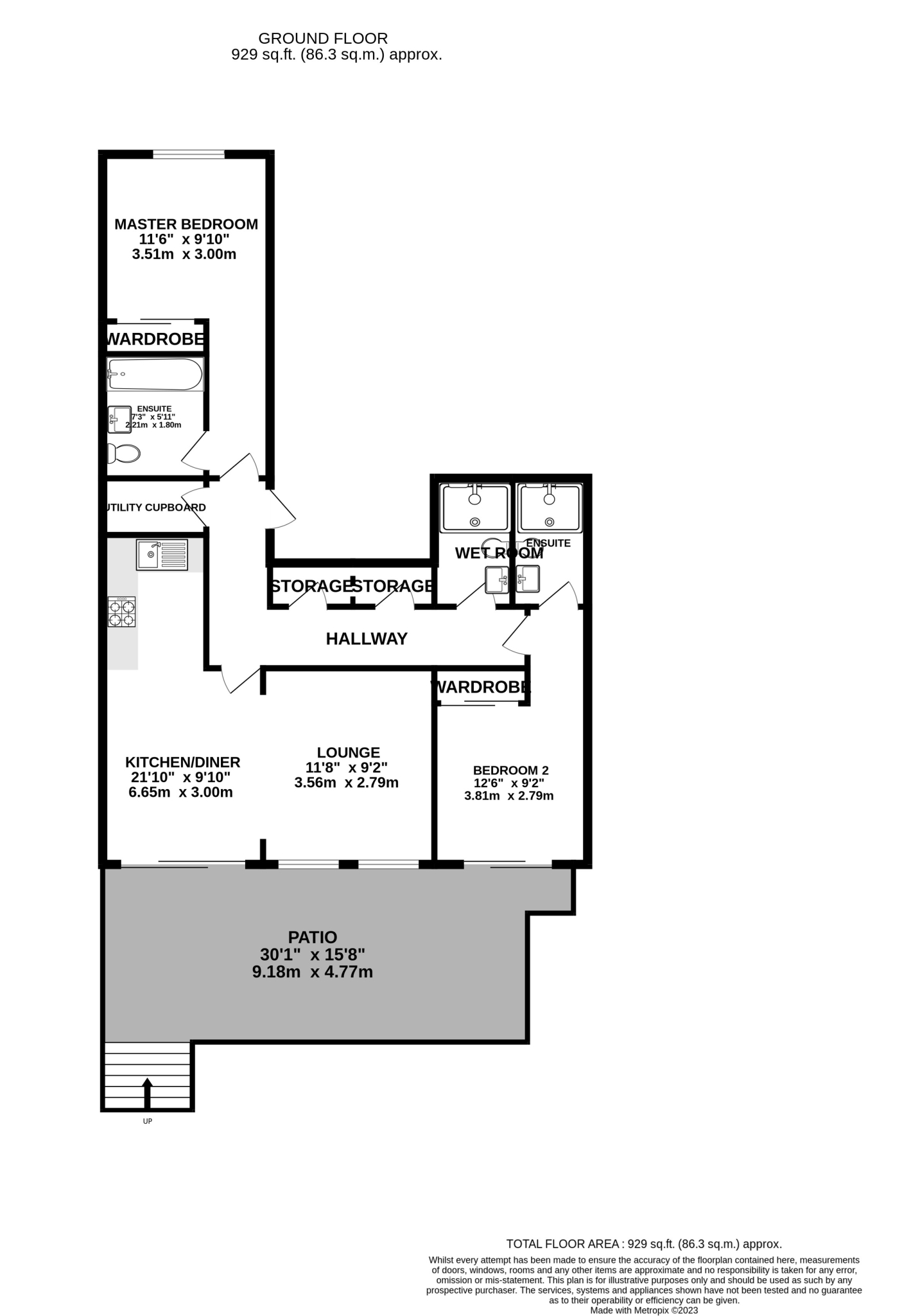 Apartment 25, Quay West, Douglas Floorplan